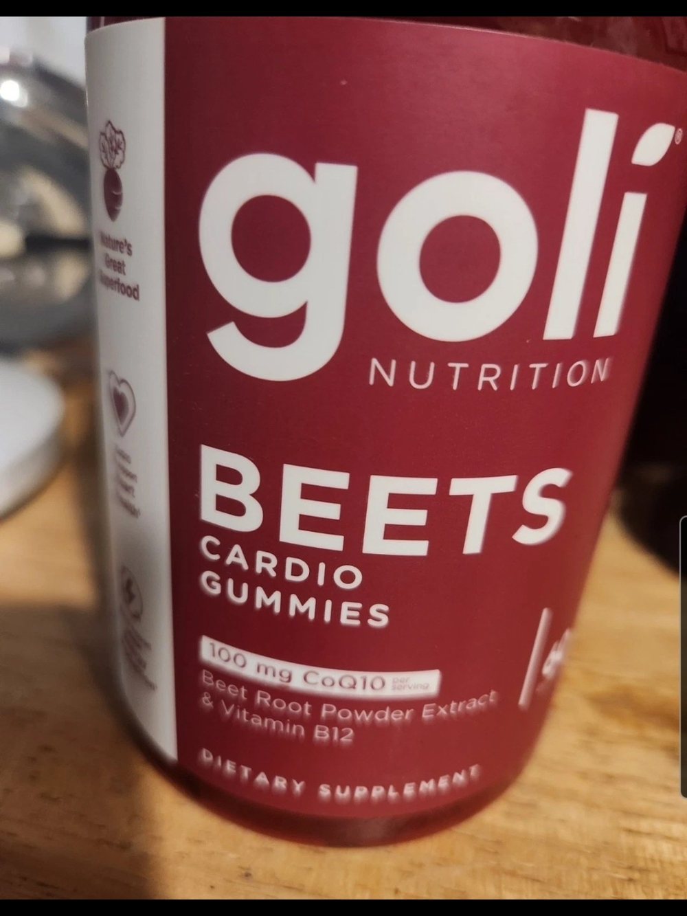 Goli Nutrition Beets Cardio Gummies - Red